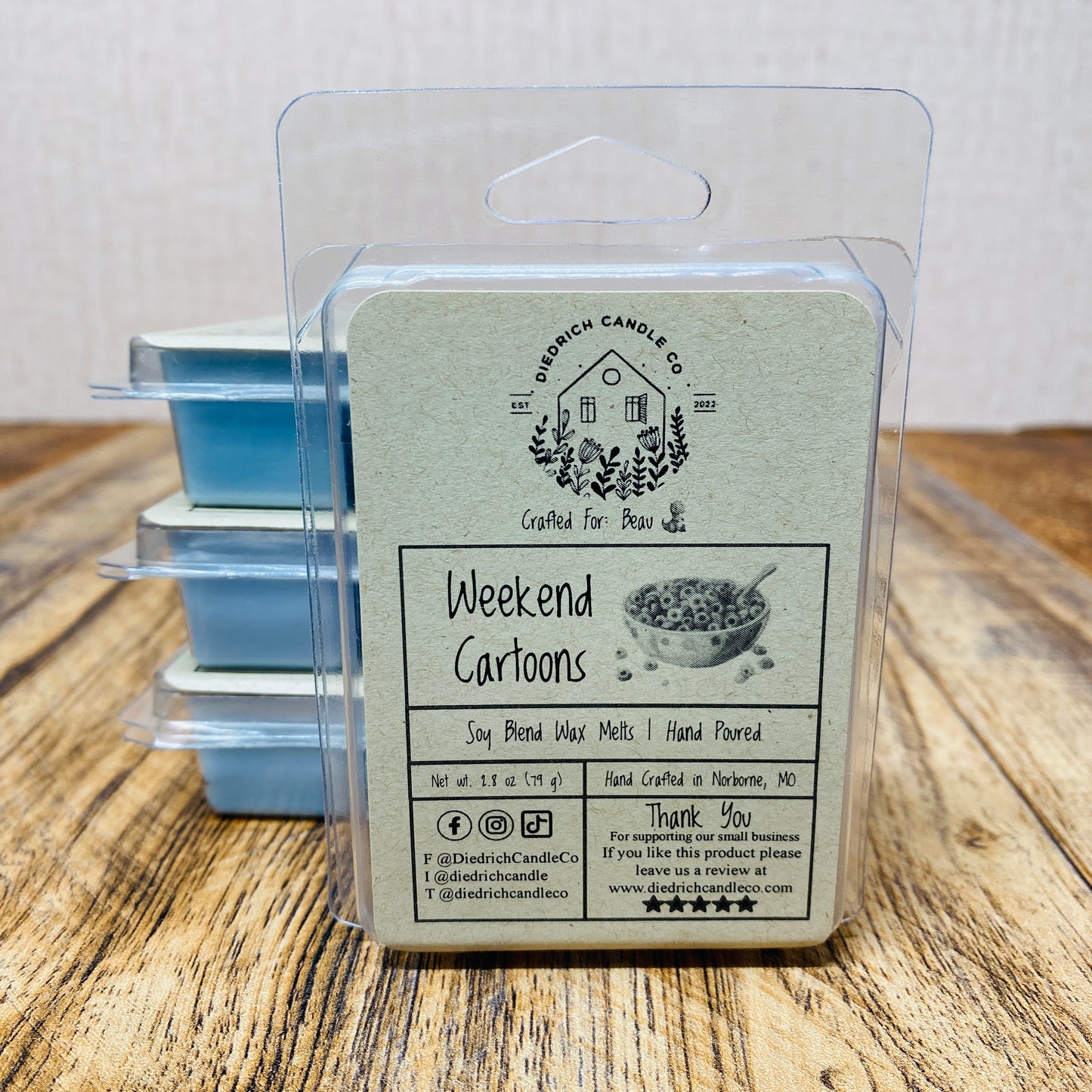 Weekend Cartoons | Hand Poured Scented Soy Candle