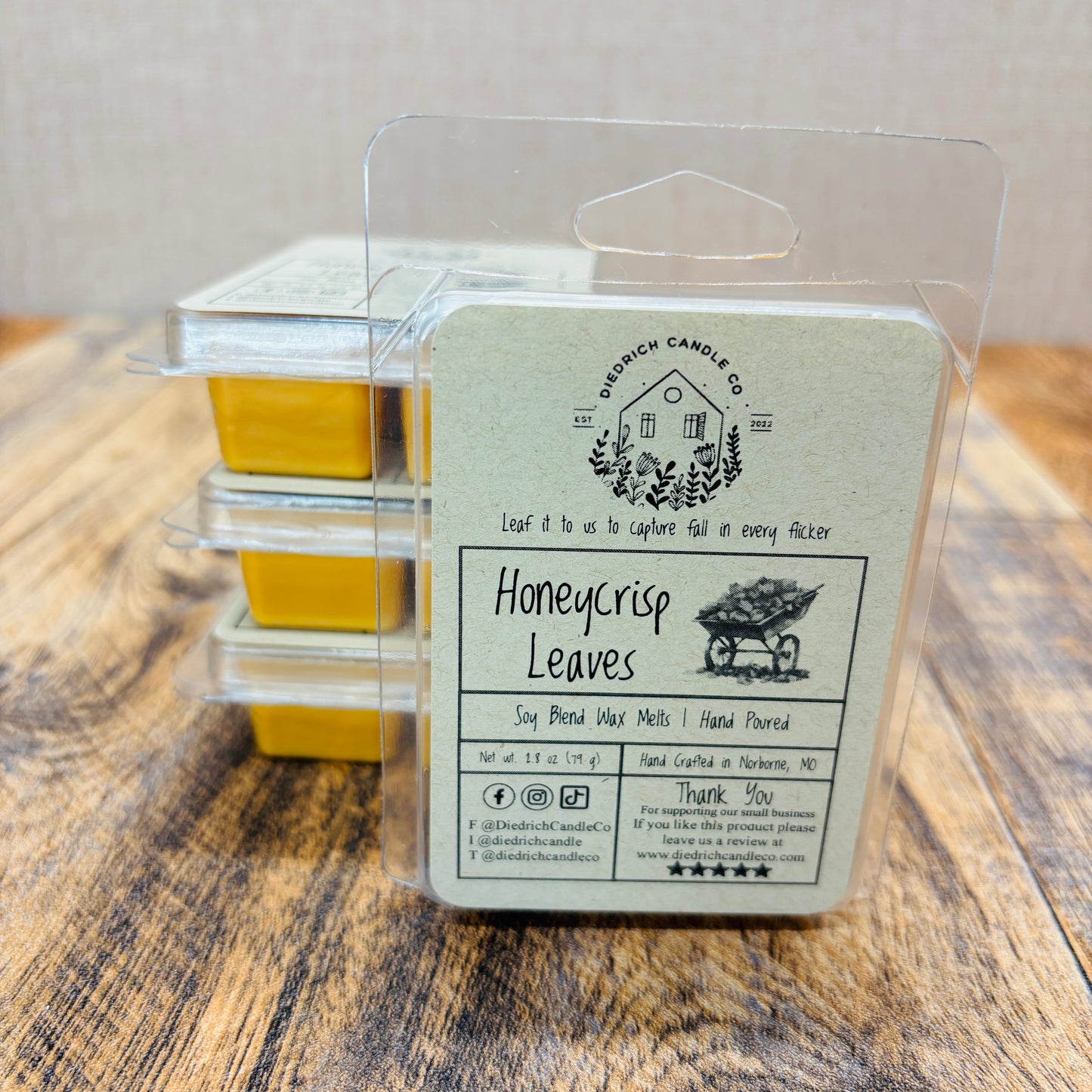 Honeycrisp Leaves | Hand Poured Scented Soy Candle