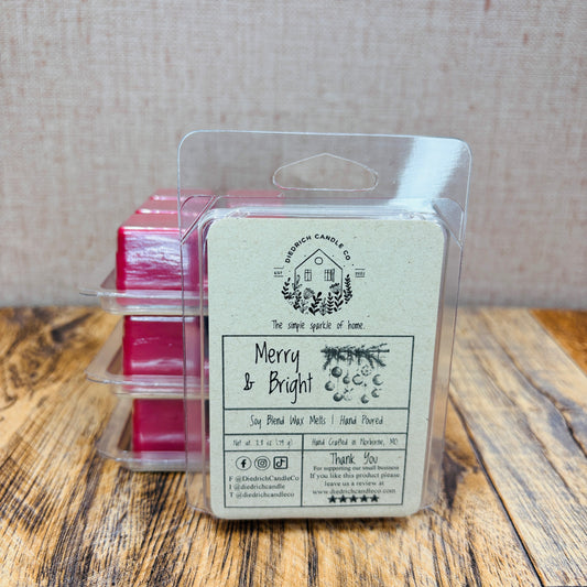 Merry & Bright | Hand Poured Scented Soy Candle