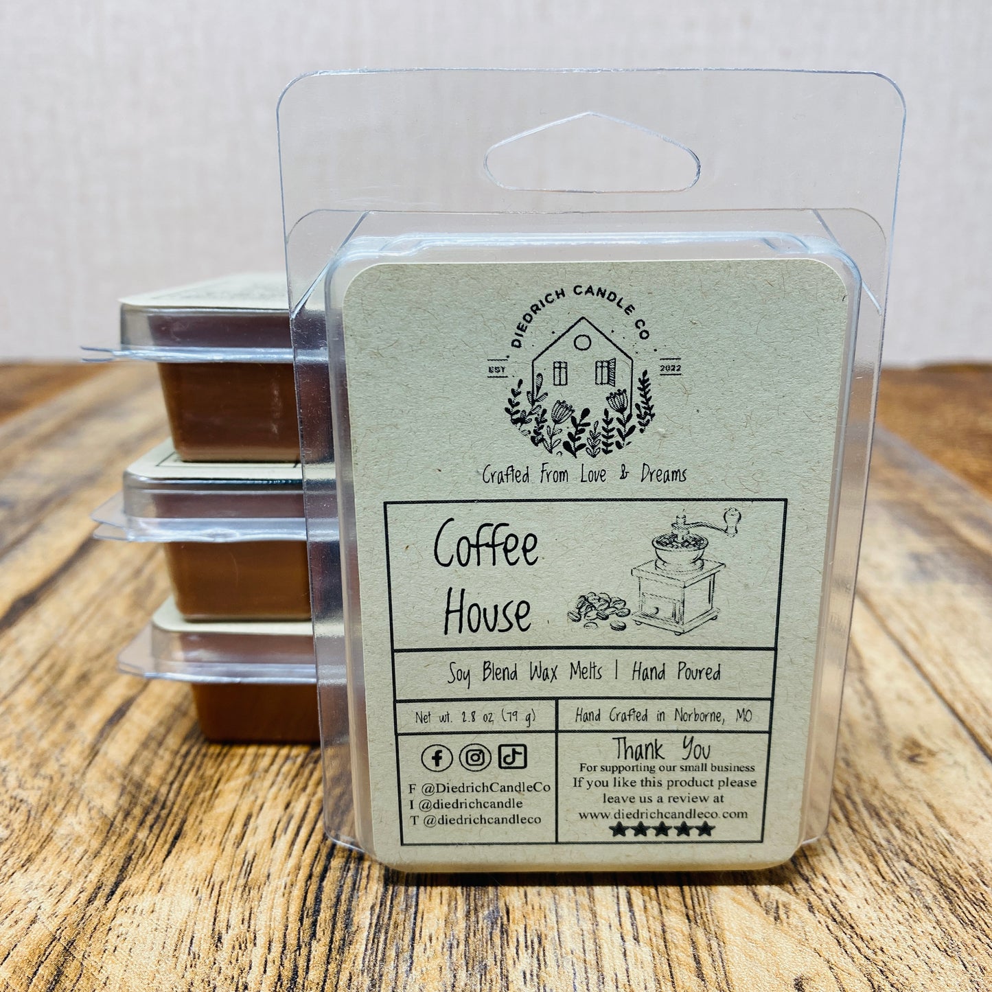 Coffee House | Hand Poured Scented Soy Candle