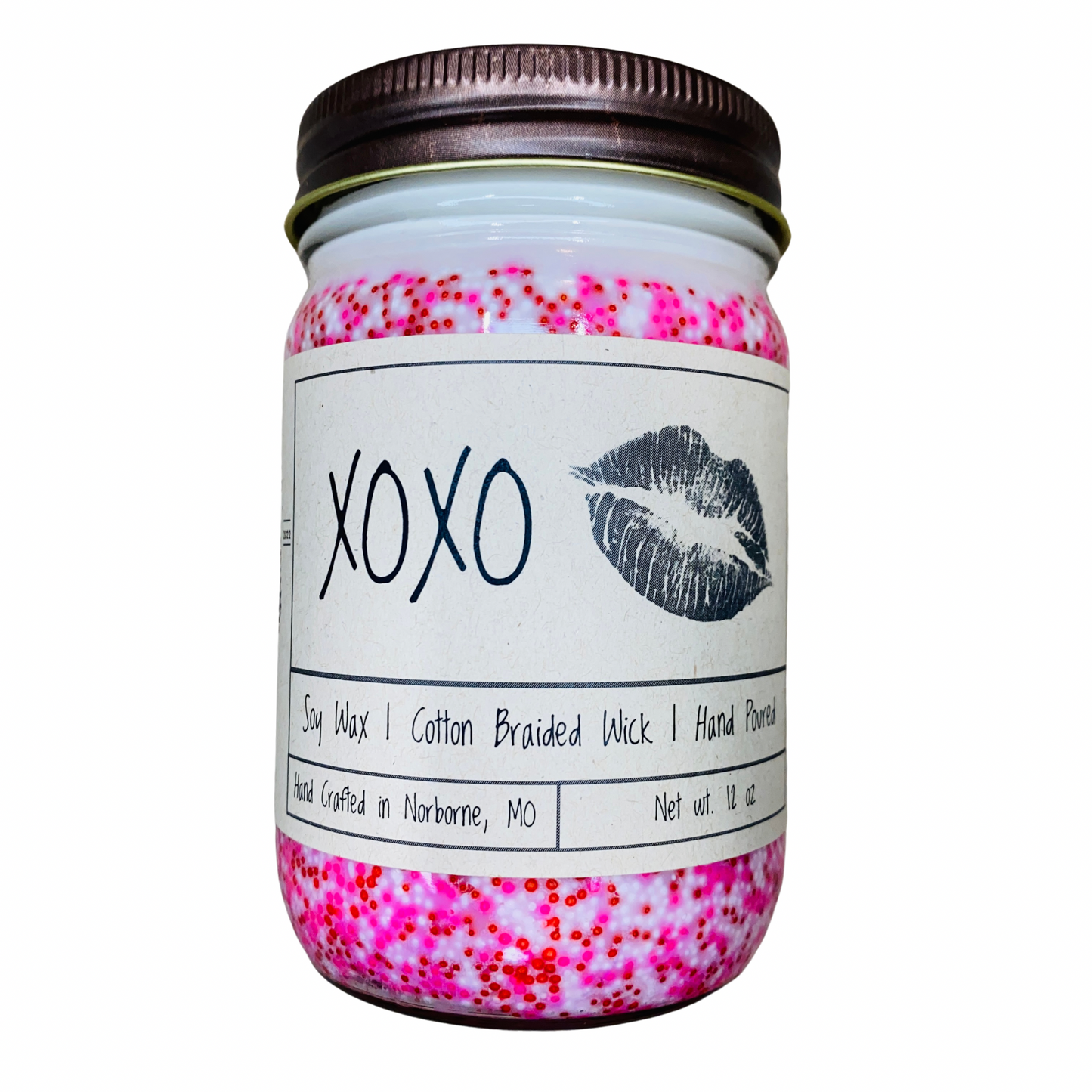XOXO | Hand Poured Scented Soy Candle