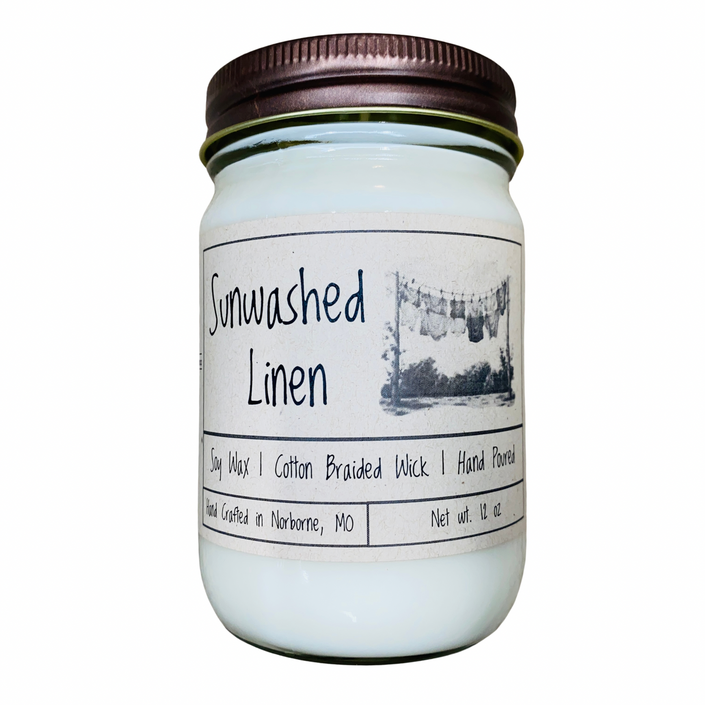 Sunwashed Linen | Hand Poured Scented Soy Candle