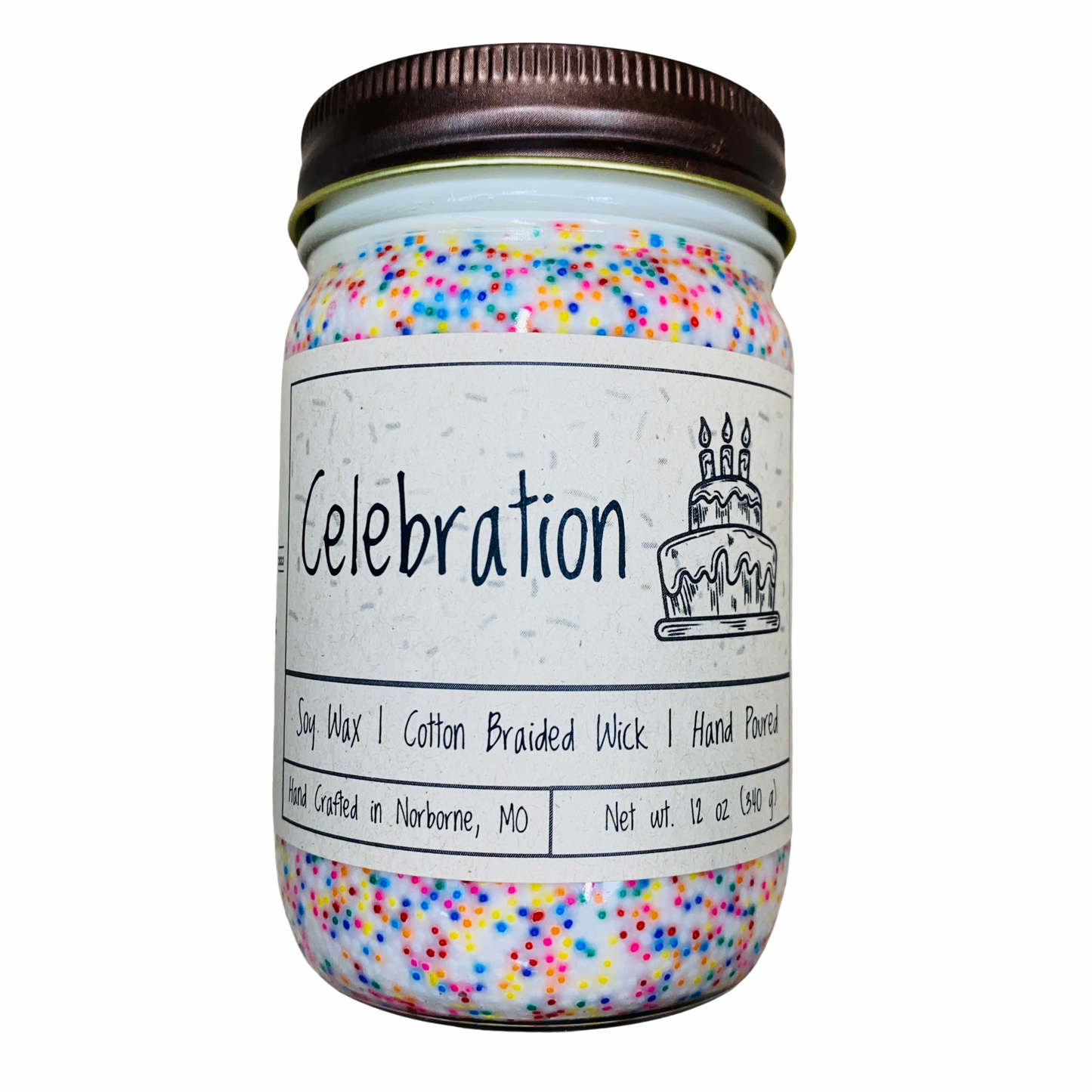 Celebration | Hand Poured Scented Soy Candle