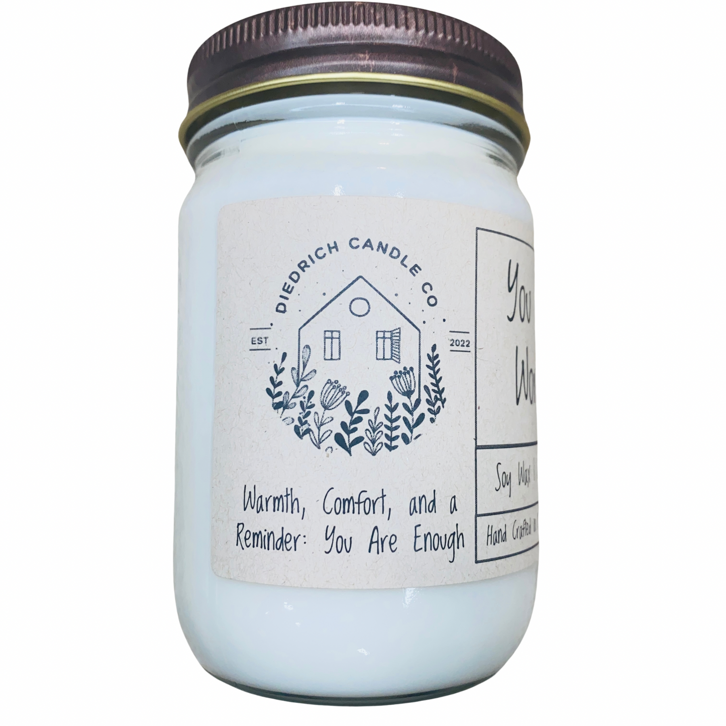 You Are Worthy | Hand Poured Scented Soy Candle