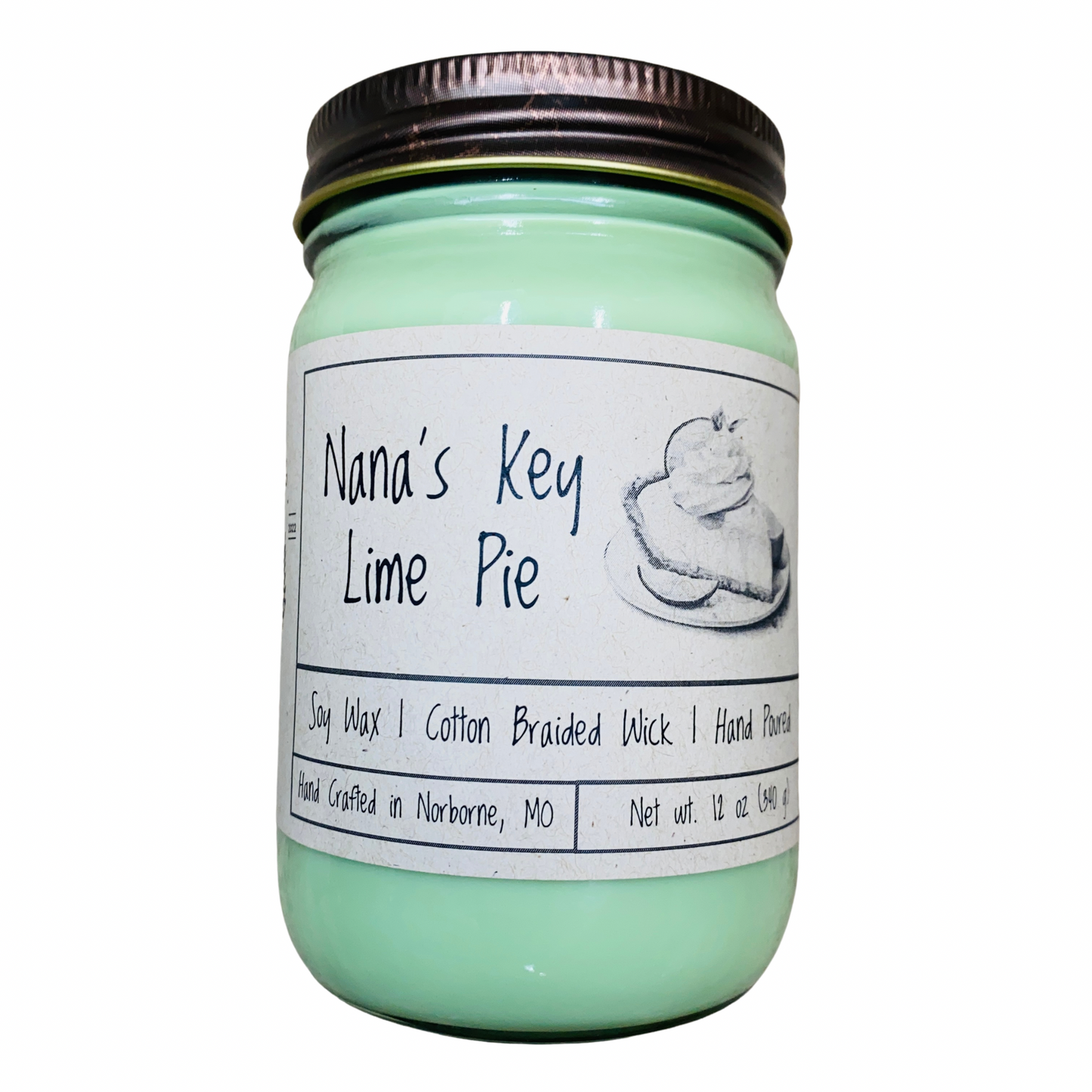 Nana's Key Lime Pie | Hand Poured Scented Soy Candle