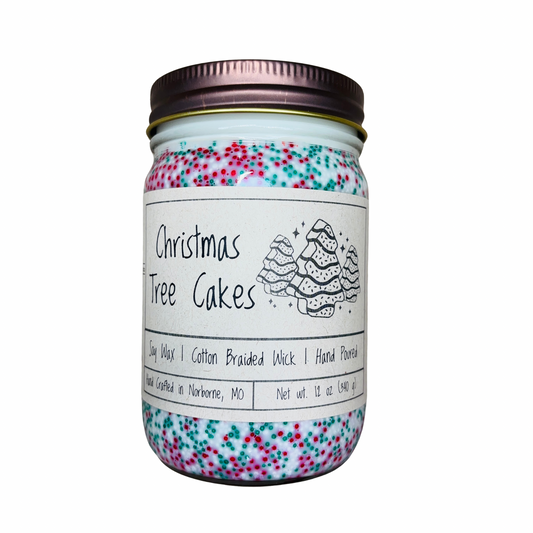 Christmas Tree Cake | Hand Poured Scented Soy Candle