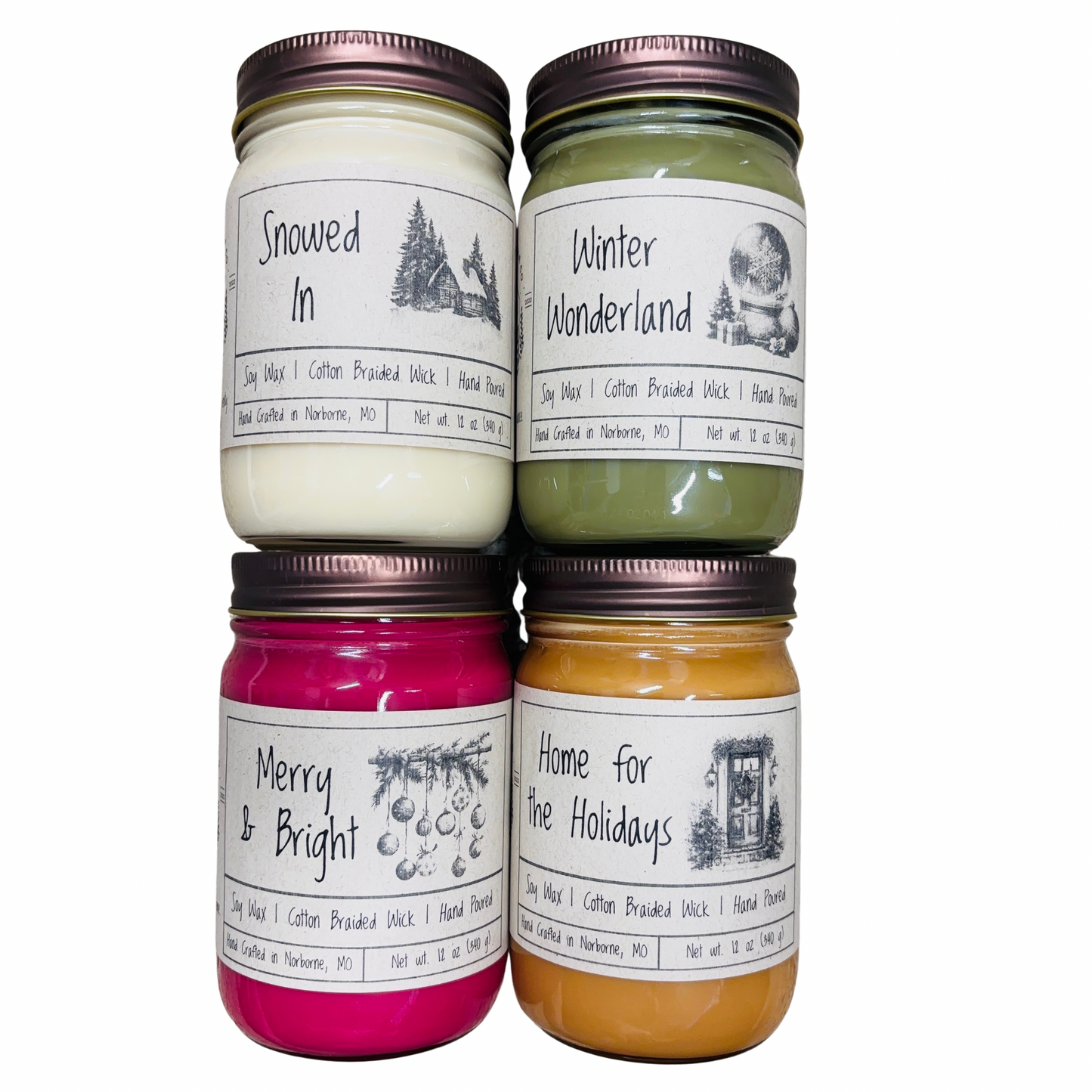Winter Bundle | Hand Poured Scented Soy Candle Collection