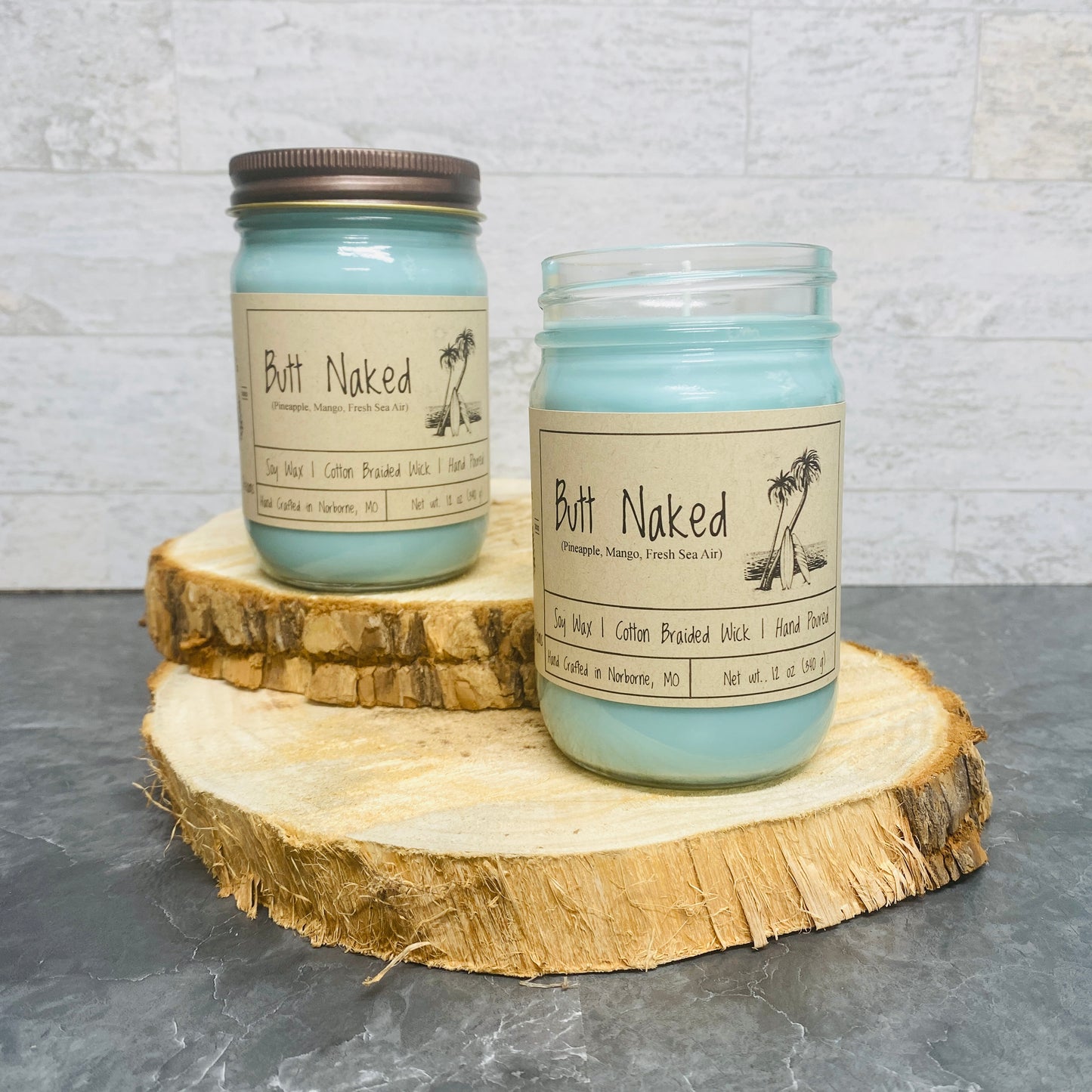 Butt Naked | Hand Poured Scented Soy Candle