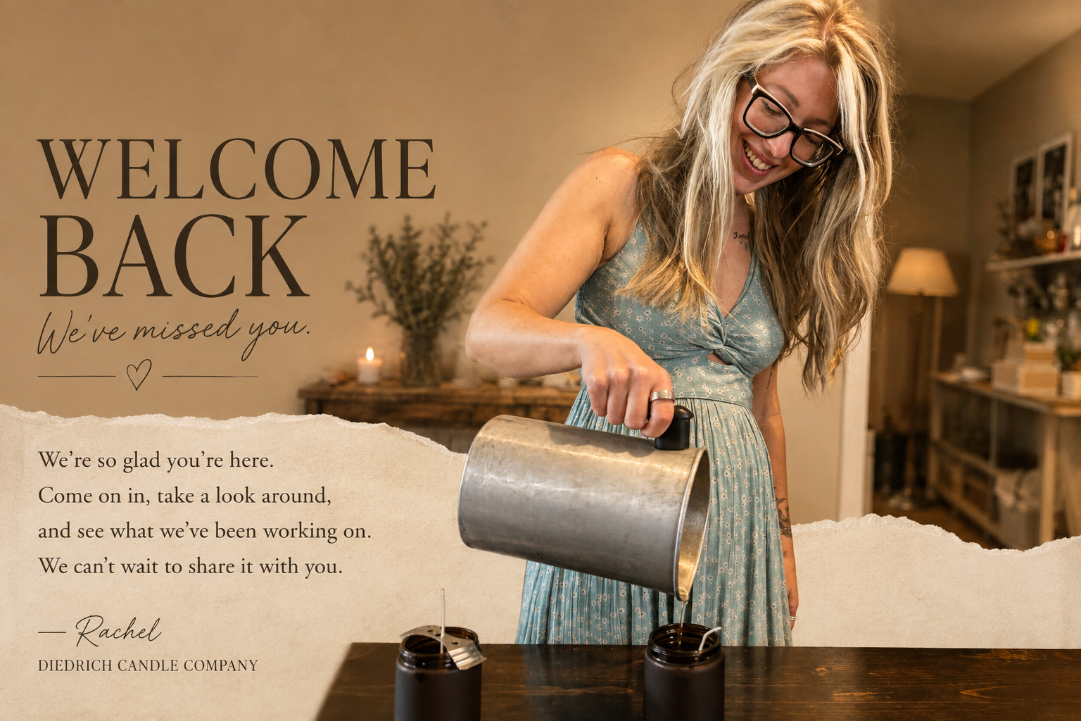 Welcome Back - We've Missed You