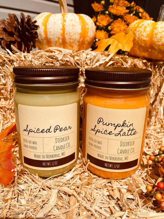 The Best Soy Candles To Transfer Your Home Into A Lovely Fall Getaway | Diedrich Candle Hand-Poured Scented Soy Candle