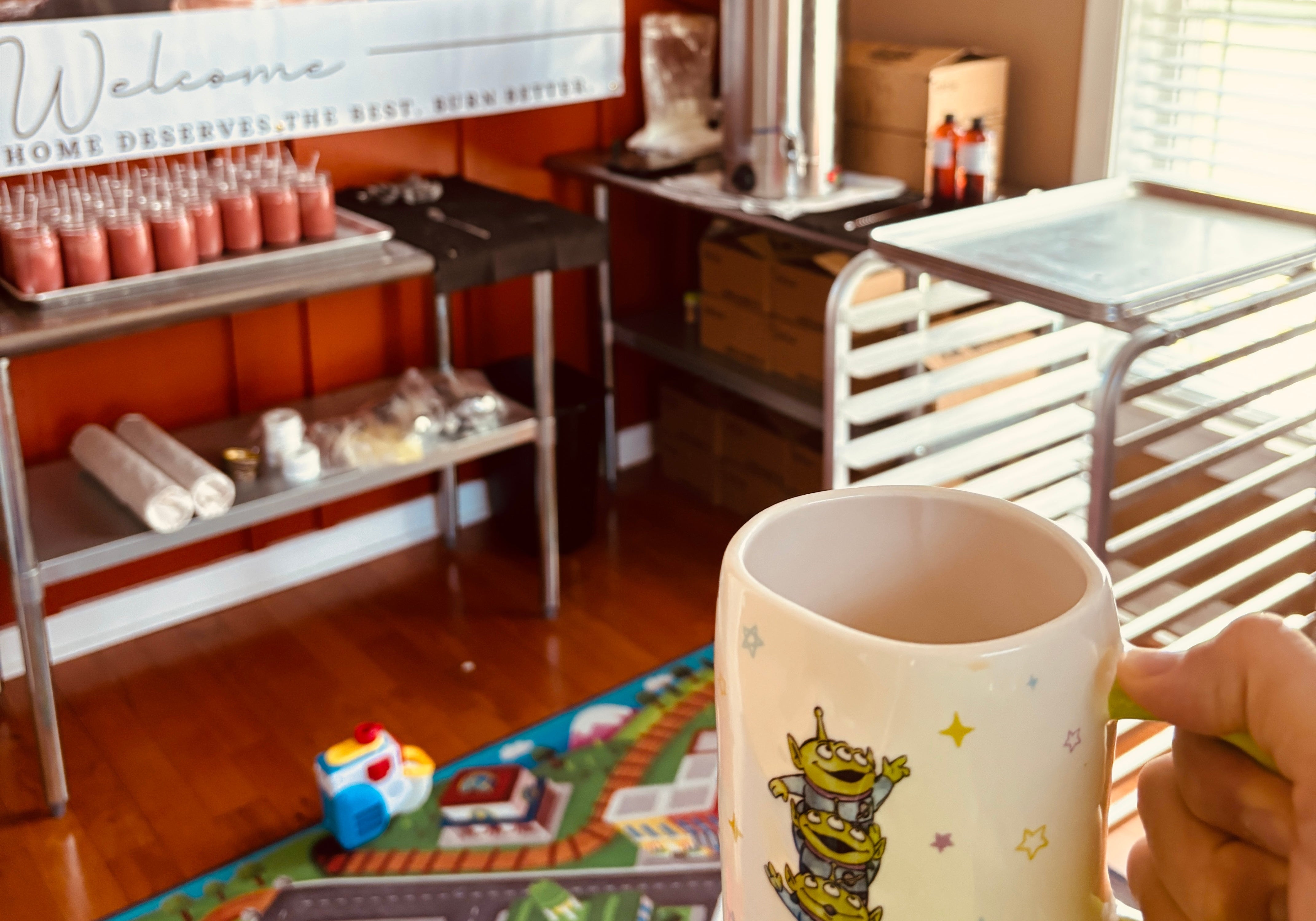Coffee, Candles & Chaos: A Real Look Behind the Scenes of Summer Candle Making