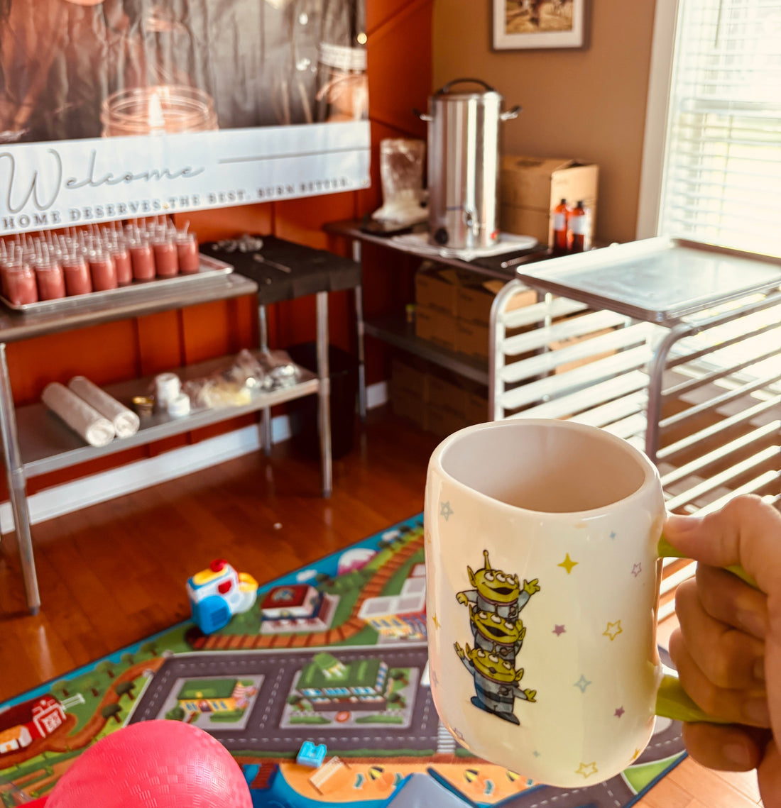 Coffee, Candles & Chaos: A Real Look Behind the Scenes of Summer Candle Making