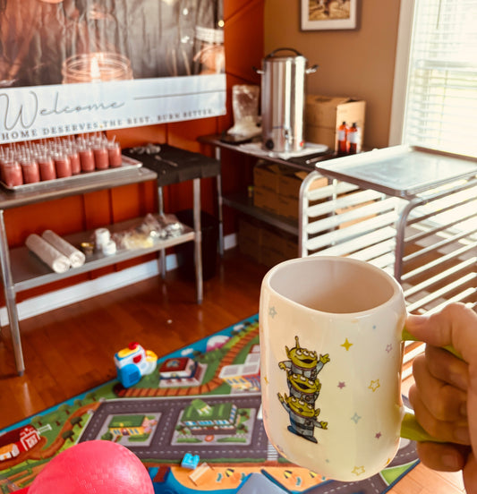 Coffee, Candles & Chaos: A Real Look Behind the Scenes of Summer Candle Making