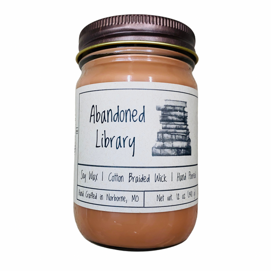 Abandoned Library | Hand Poured Scented Soy Candle