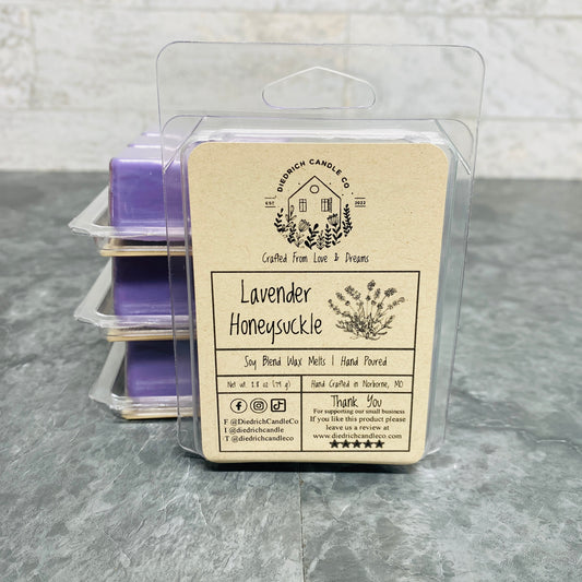 Lavender Honeysuckle | Hand Poured Scented Soy Wax Melt