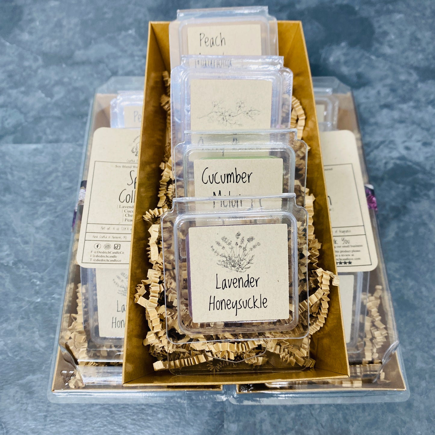 Spring Collection Melt Gift Box | Hand Poured Scented Soy Wax Melt