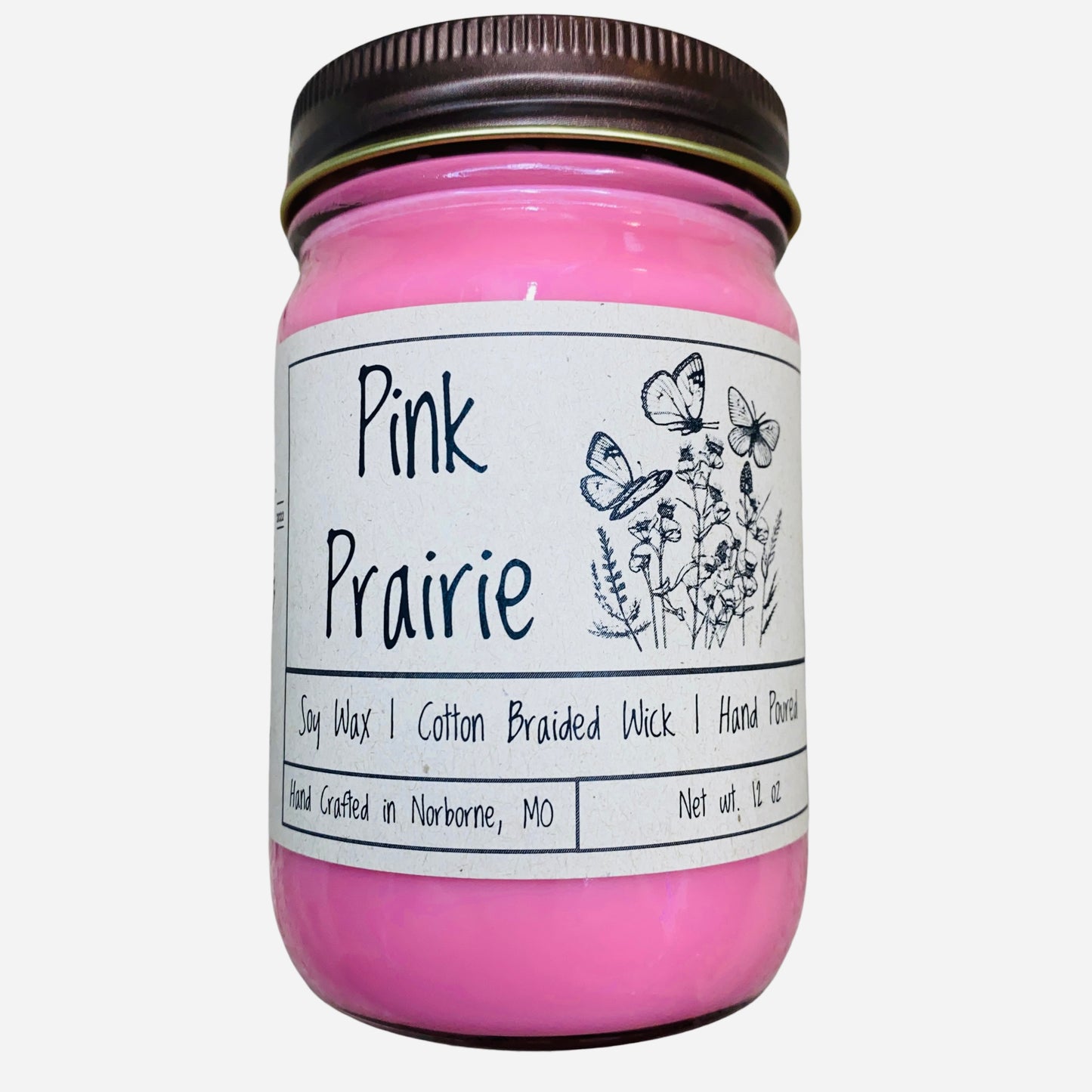 Pink Prairie | Hand Poured Scented Soy Candle