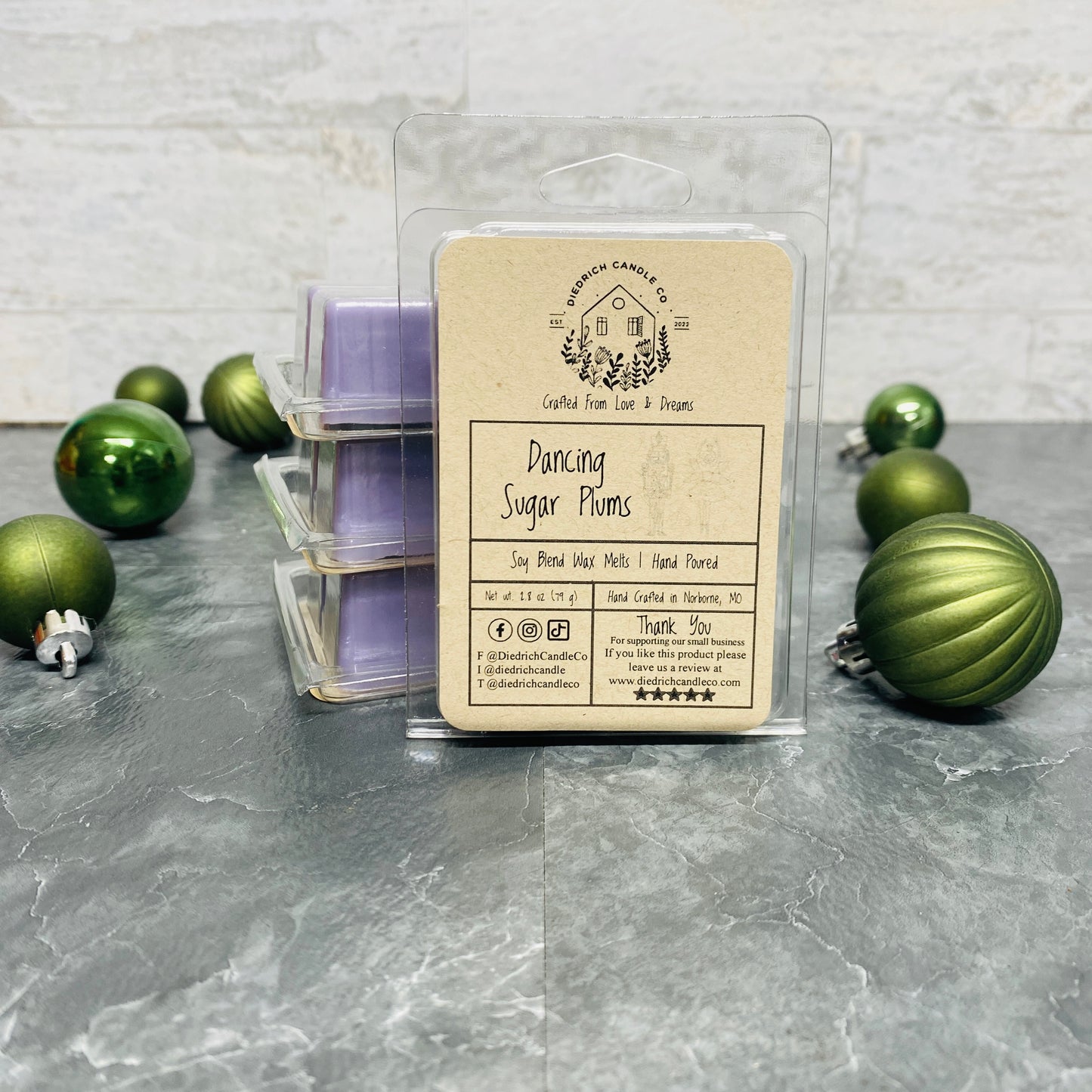 Dancing Sugar Plum | Hand Poured Scented Soy Wax Melt
