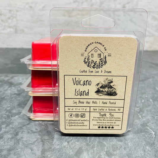 Volcano Island | Hand Poured Scented Soy Wax Melt