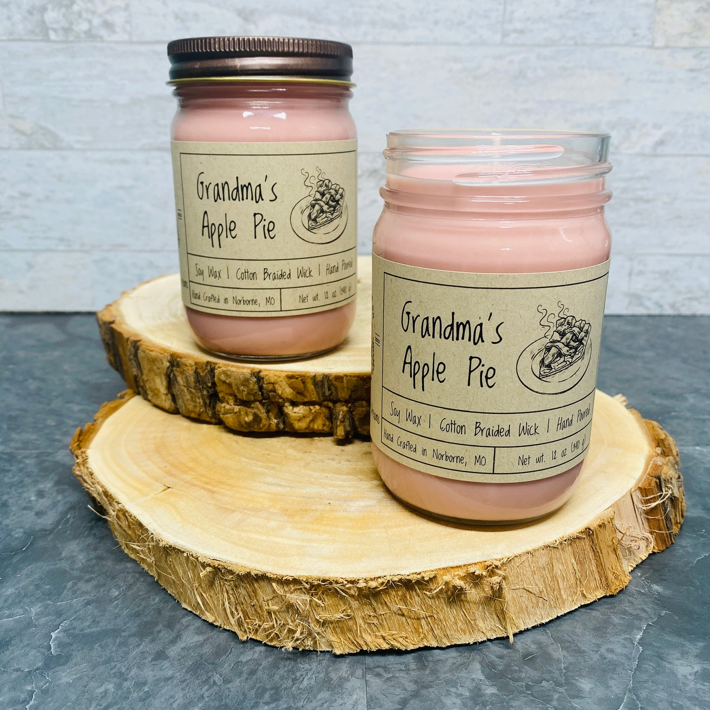 Grandma's Apple Pie | Hand Poured Scented Soy Candle