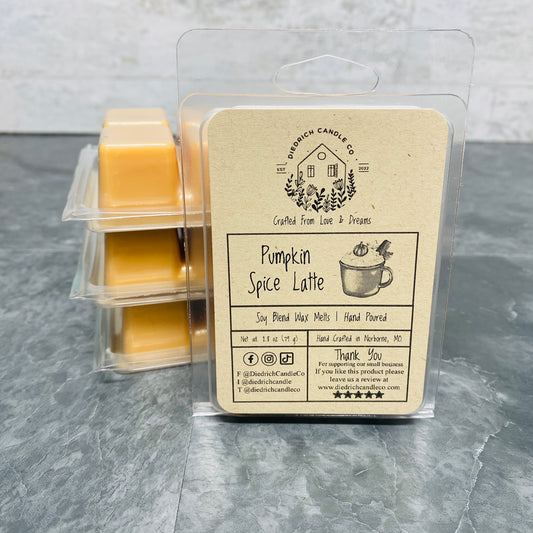 Pumpkin Spice Latte | Hand Poured Scented Soy Wax Melt