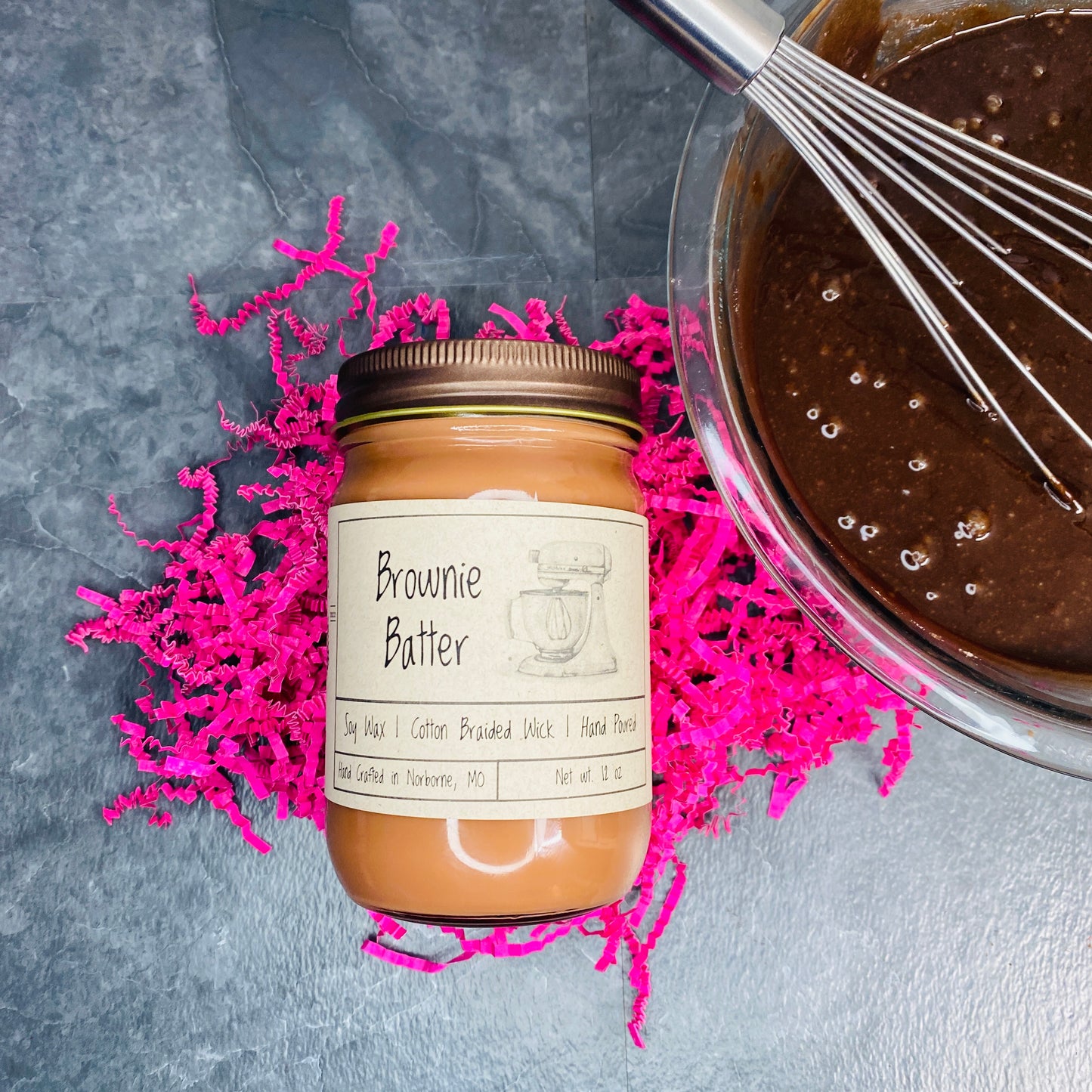 Brownie Batter | Hand Poured Scented Soy Candle