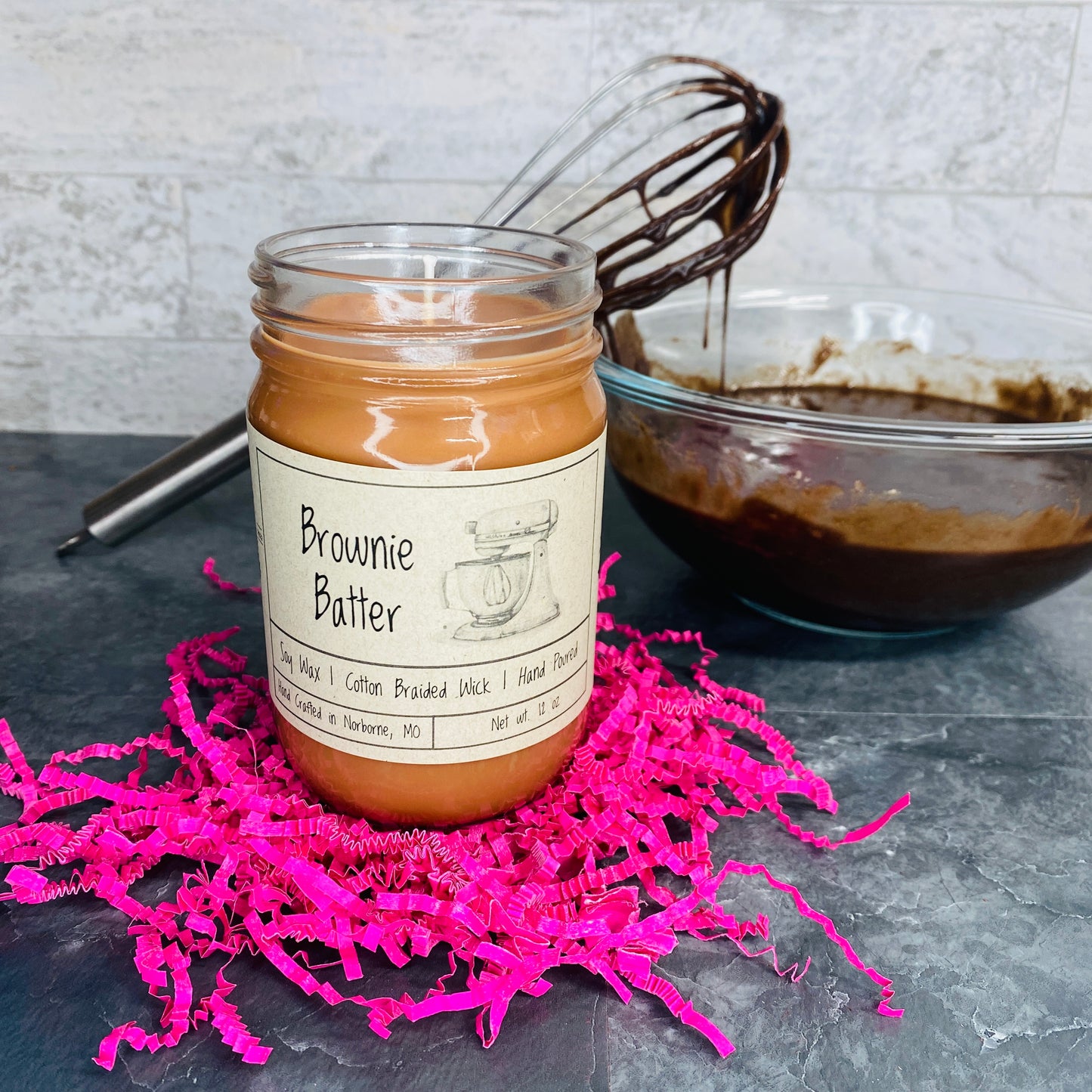 Brownie Batter | Hand Poured Scented Soy Candle