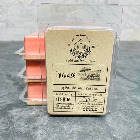 Paradise | Hand Poured Scented Soy Wax Melt