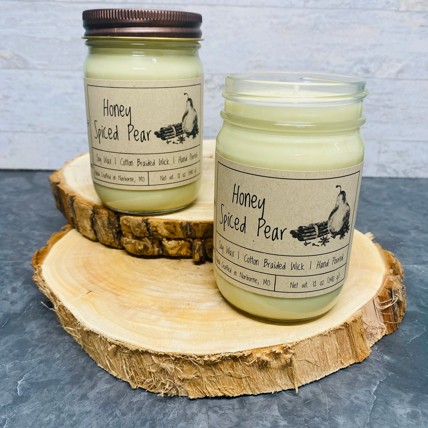 Honey Spiced Pear | Hand Poured Scented Soy Candle