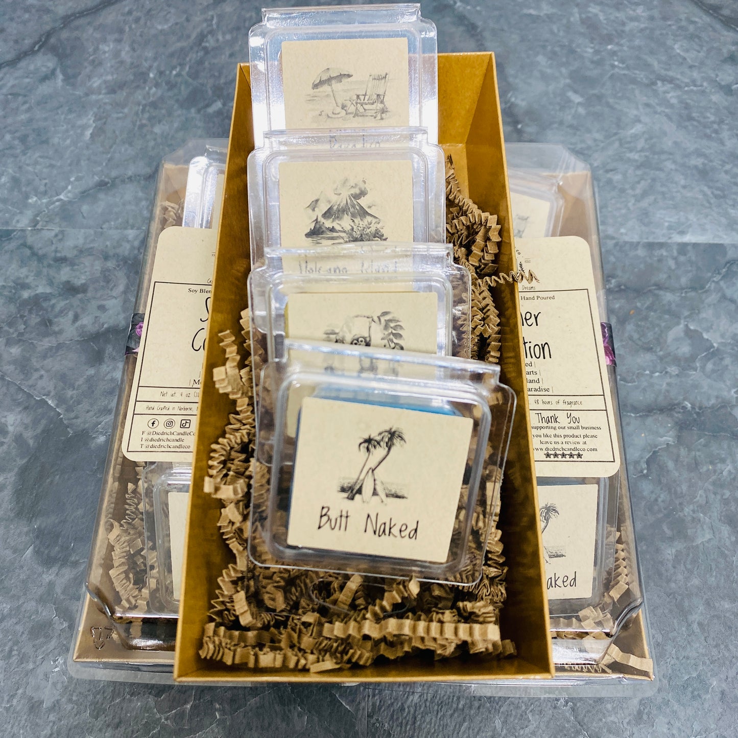 Summer Collection Melt Gift Box | Hand Poured Scented Soy Wax Melt