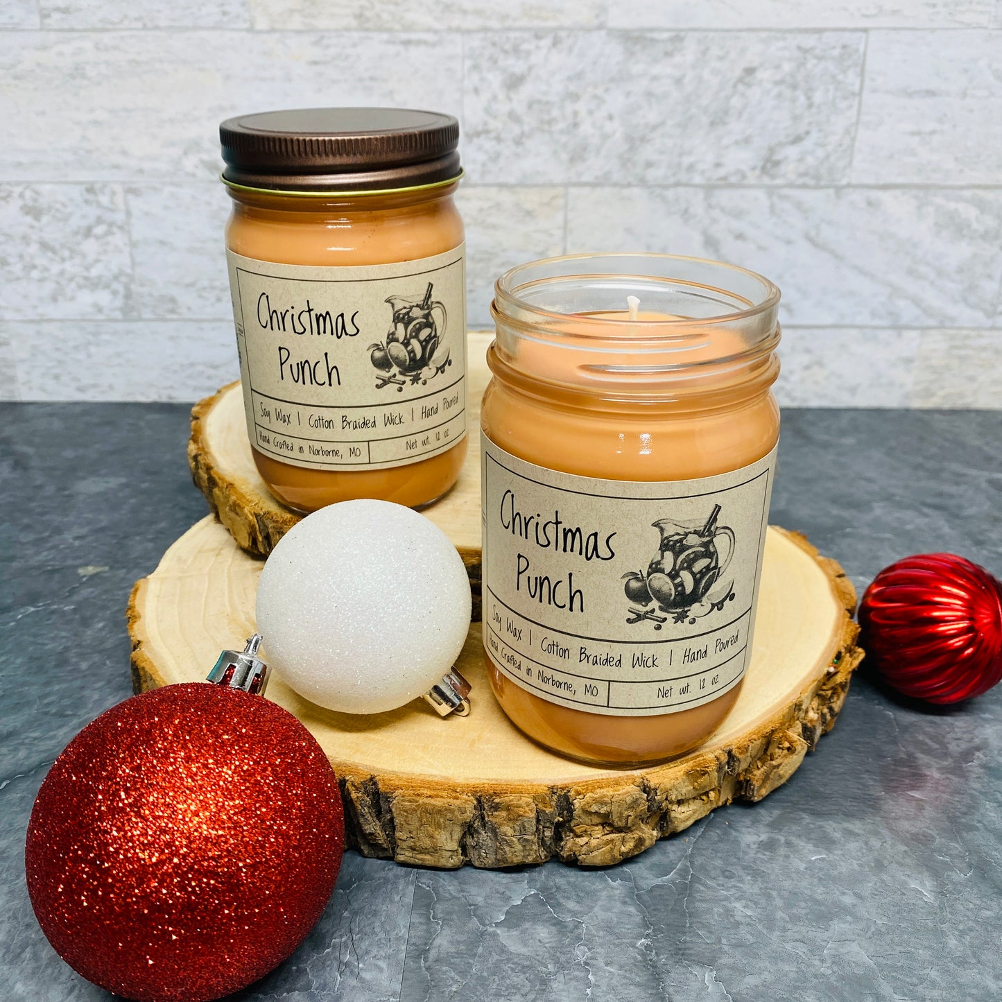 Christmas Punch | Hand Poured Scented Soy Candle