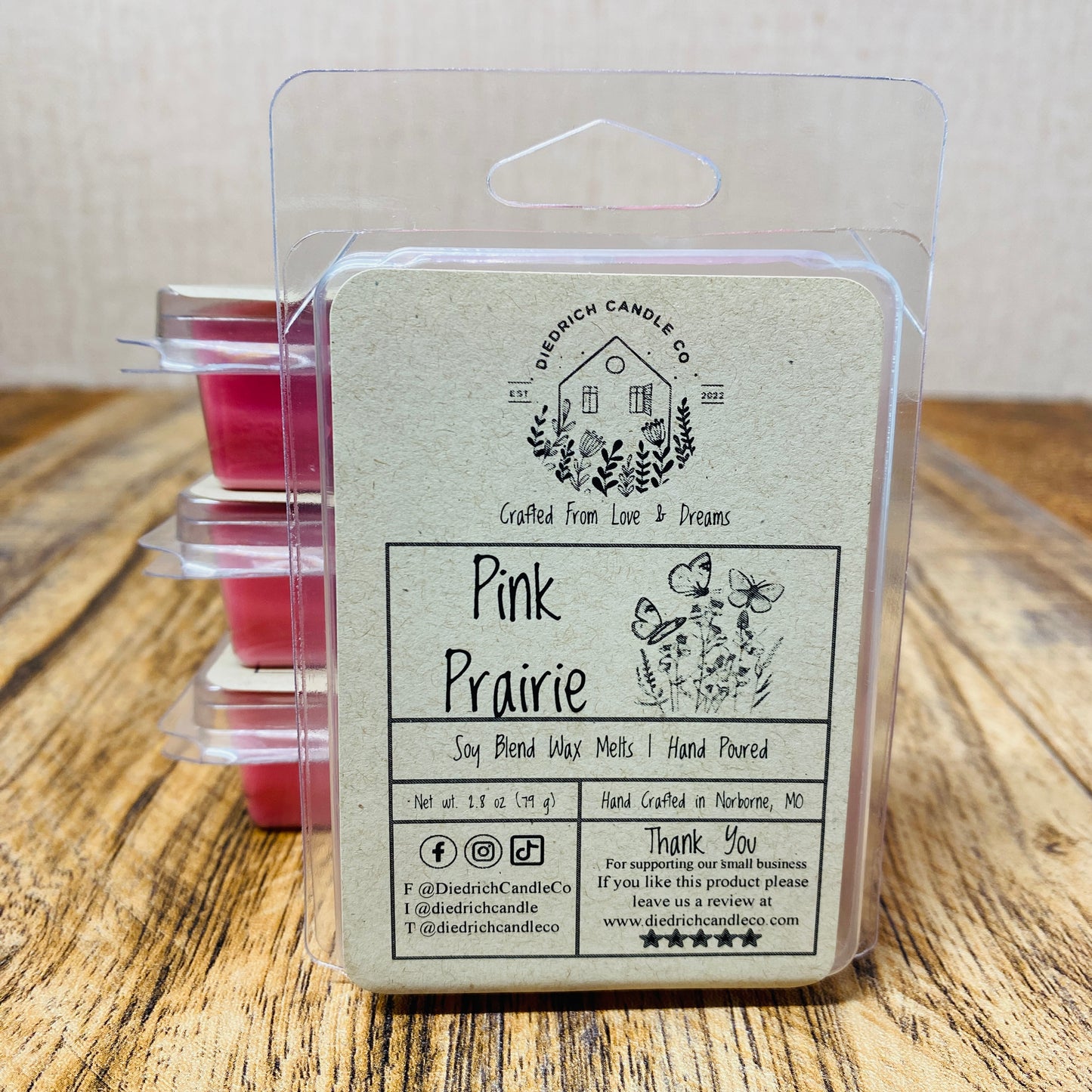 Pink Prairie | Hand Poured Scented Soy Candle