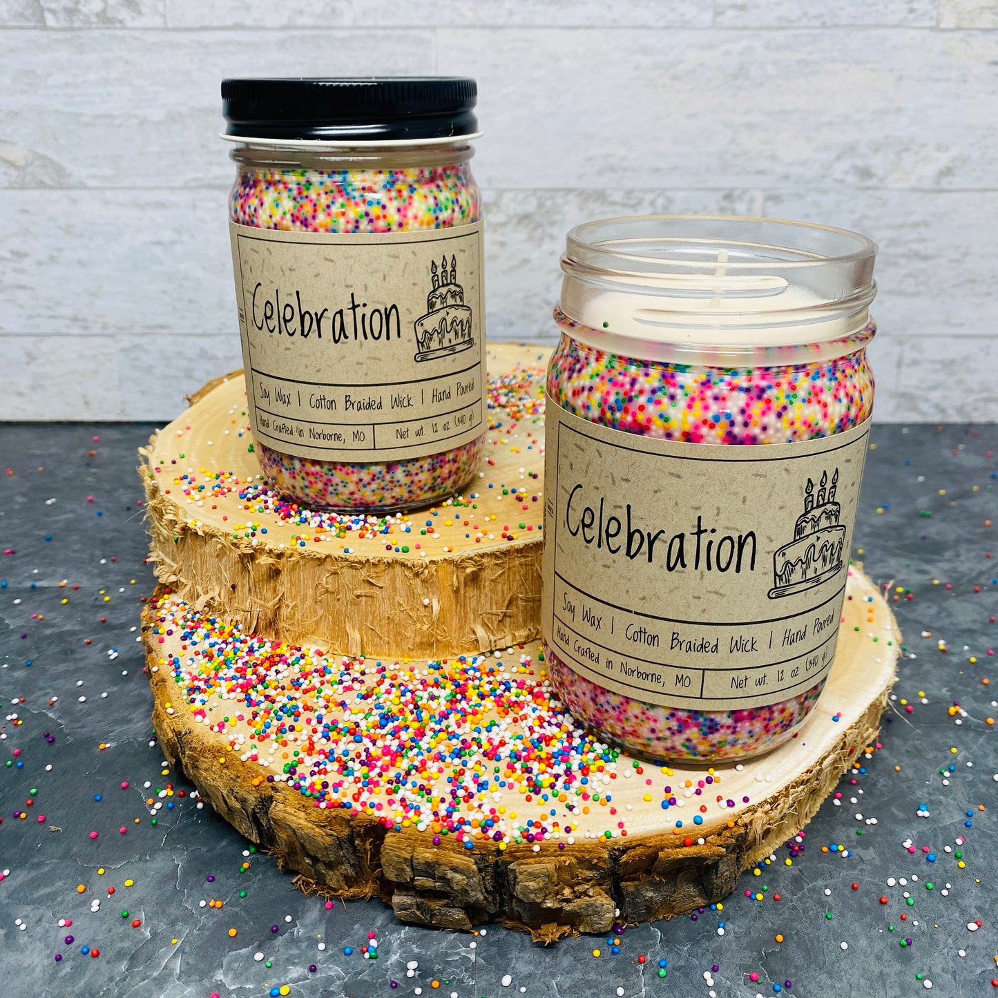 Celebration | Hand Poured Scented Soy Candle