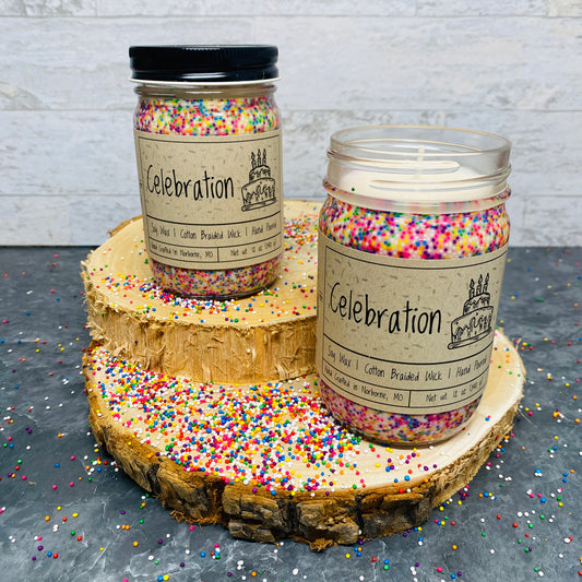 Celebration | Hand Poured Scented Soy Candle