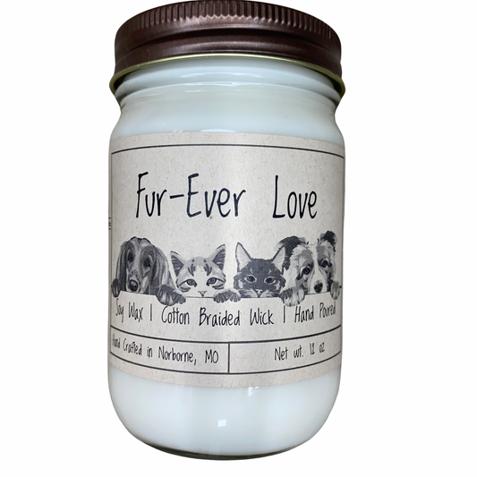 Fur-Ever Love | Hand Poured Scented Soy Candle