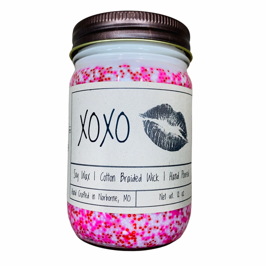 XOXO | Hand Poured Scented Soy Candle
