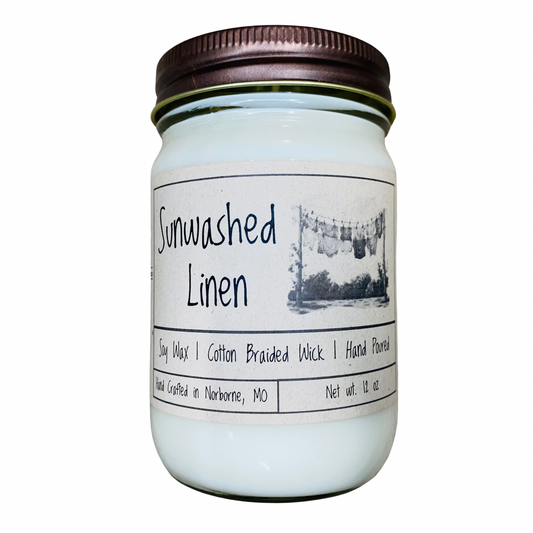 Sunwashed Linen | Hand Poured Scented Soy Candle