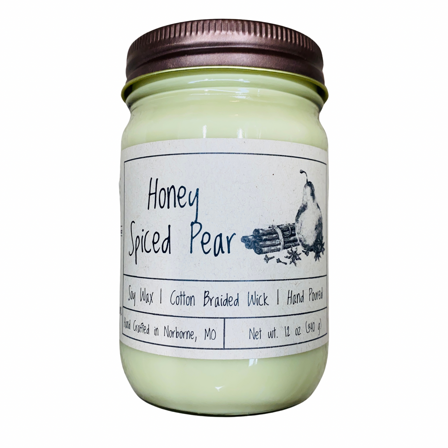 Honey Spiced Pear | Hand Poured Scented Soy Candle