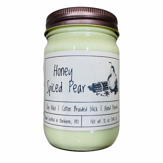 Honey Spiced Pear | Hand Poured Scented Soy Candle