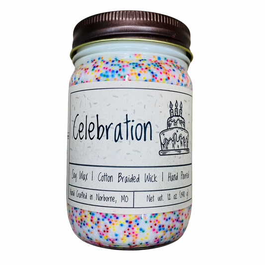 Celebration | Hand Poured Scented Soy Candle