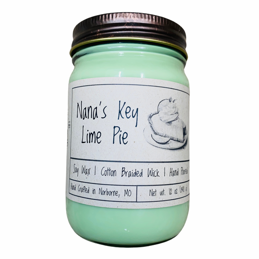 Nana's Key Lime Pie | Hand Poured Scented Soy Candle