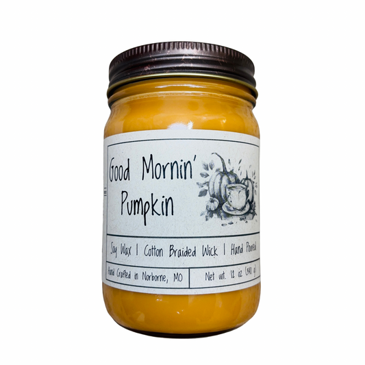 Good Mornin', Pumpkin | Hand Poured Scented Soy Candle