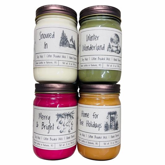 Winter Bundle | Hand Poured Scented Soy Candle Collection