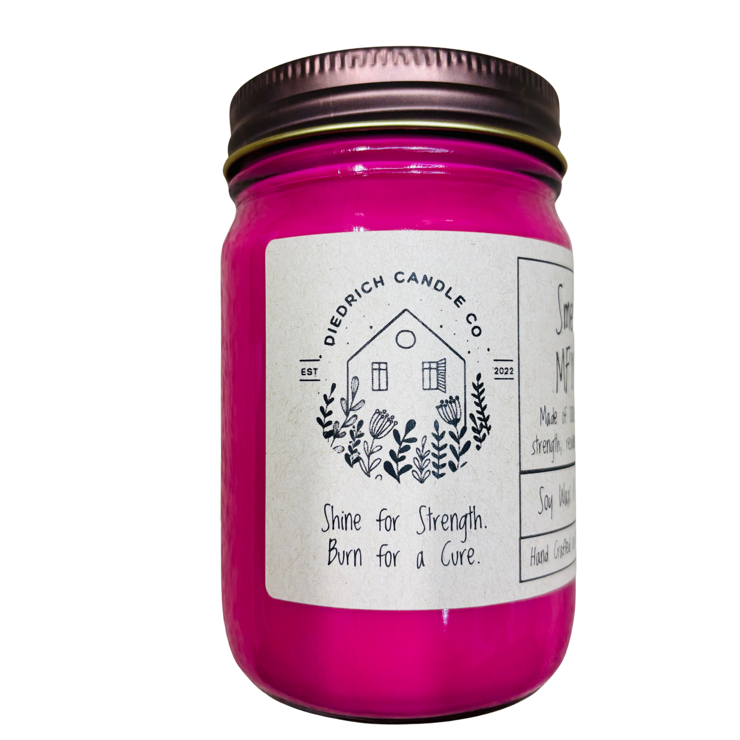 Strawberry Shortcake - A Candle For Staci | Hand Poured Scented Soy Candle