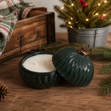 Vintage Christmas Ornament Candle