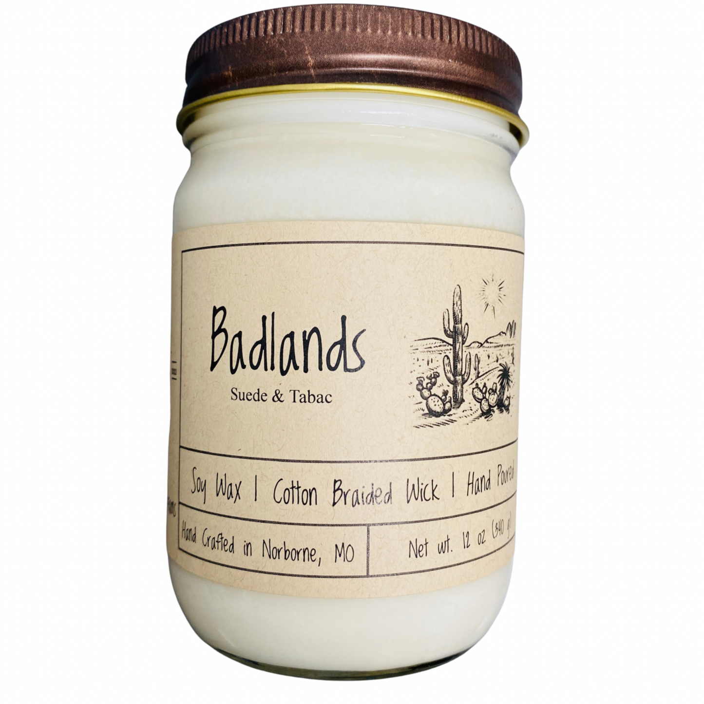 Badlands | Hand Poured Scented Soy Candle