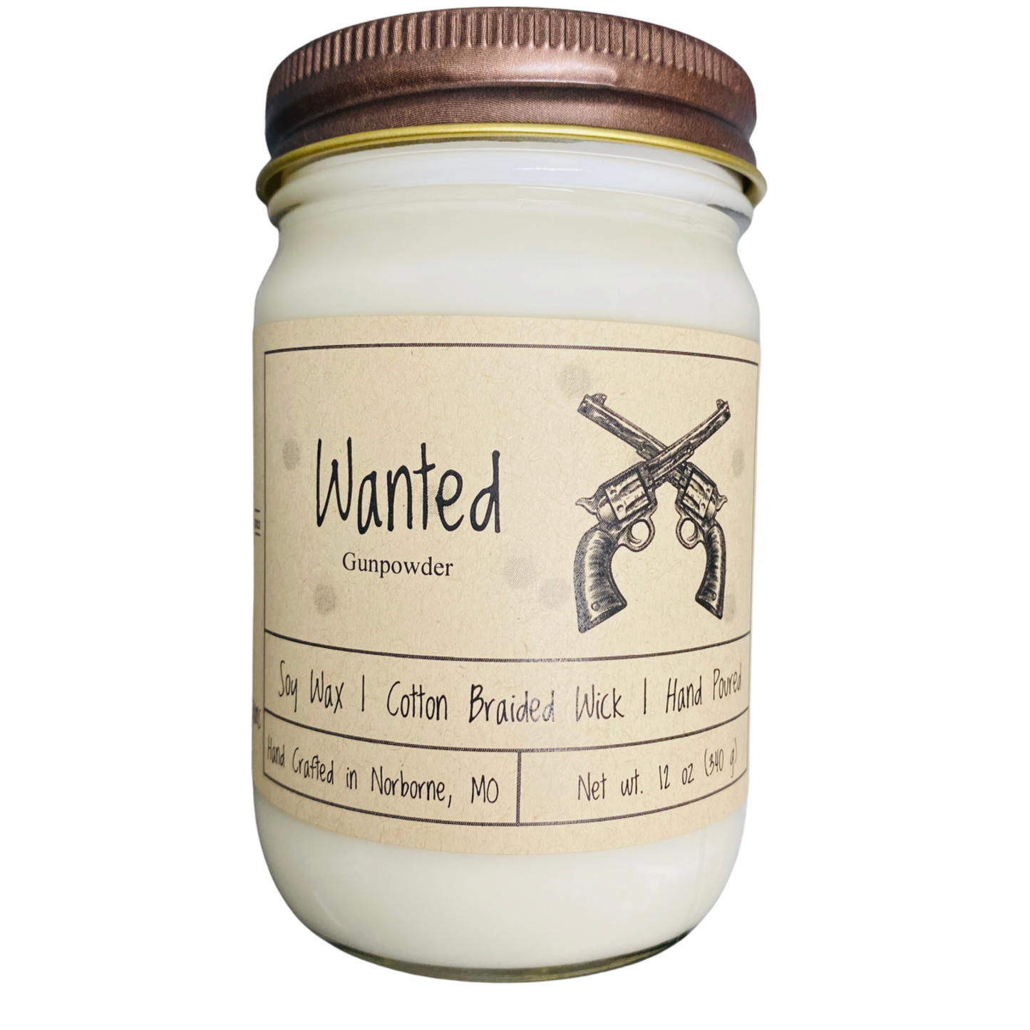 Wanted | Hand Poured Scented Soy Candle