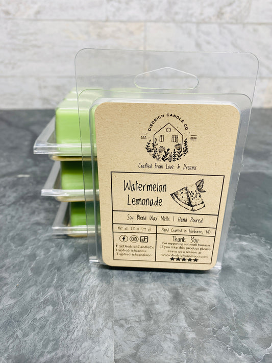 Watermelon Lemonade | Hand Poured Scented Soy Wax Melt