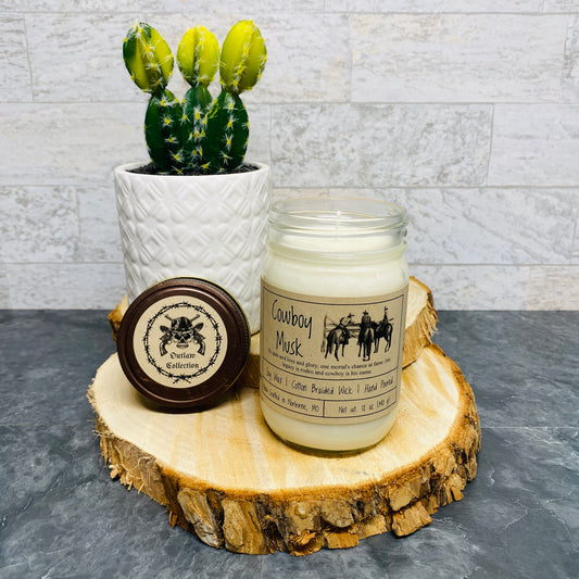 Cowboy Musk | Hand Poured Scented Soy Candle